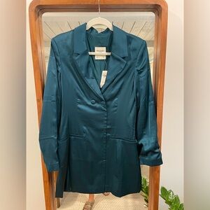 Abercrombie and Fitch satin blazer dress